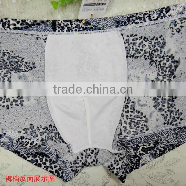 Fashion geometry men underwear hot selling high quality bamboo fiber men boxer briefs