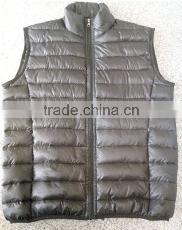 Men light weight padded sleeveless jacket vest for men