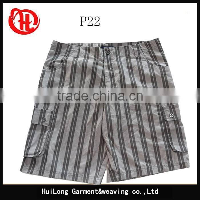 cheap cargo short pants stocklots men's washed shorts printed plaid