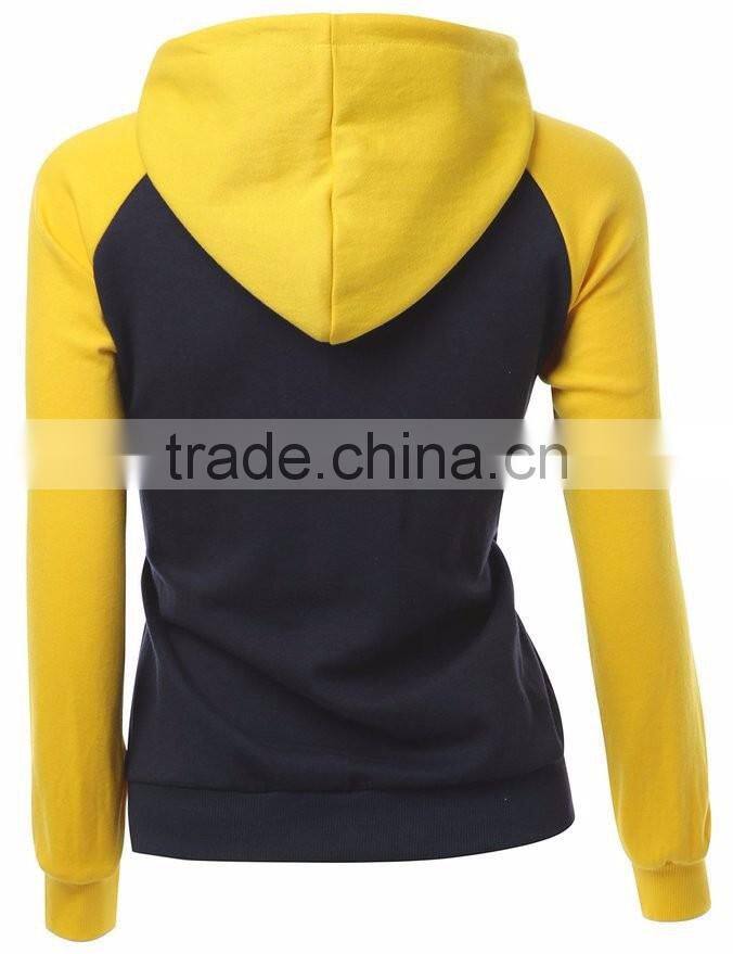 OEM service China supreme quality blank pullover hoodie for women girl sweater