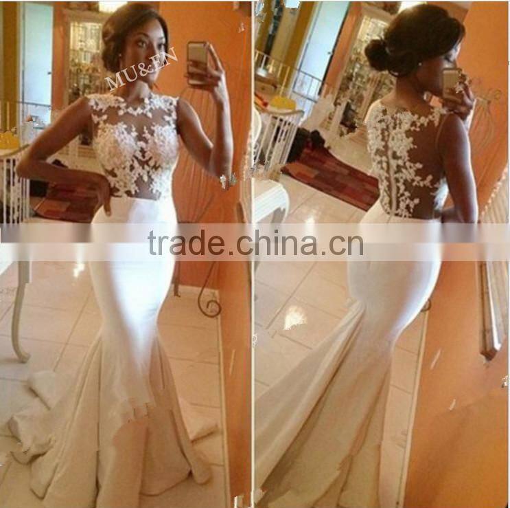 white sexy maxi lace prom dress
