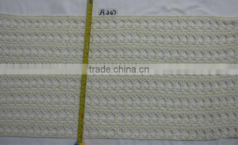 cotton crochet fabric textile design