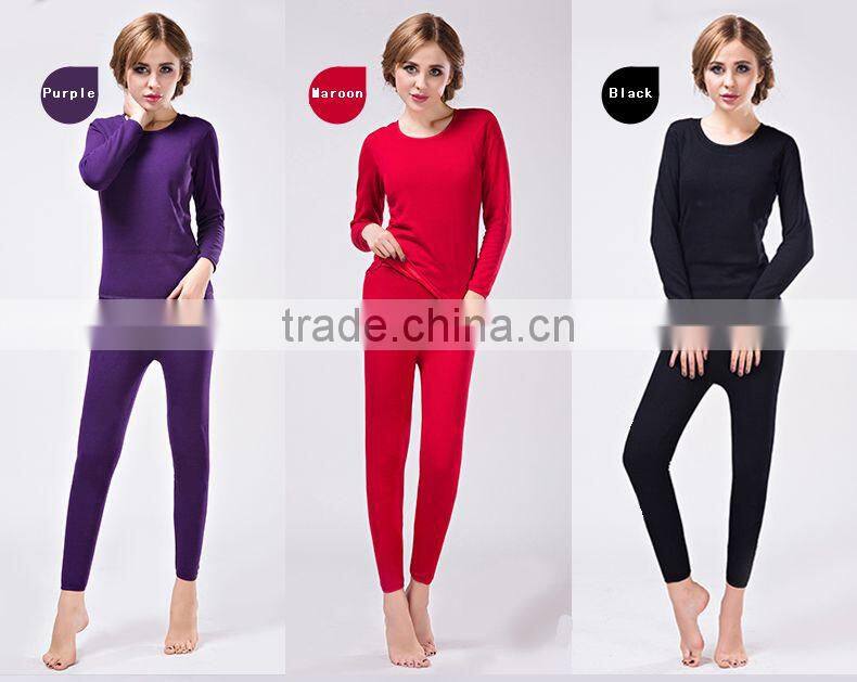 promotional ladies long johns long shirt and long pants
