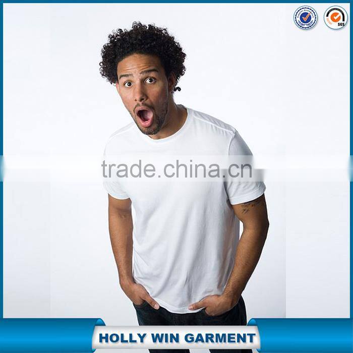 China Wholesale O neck white tshirt for men, bulk blank T-Shirts