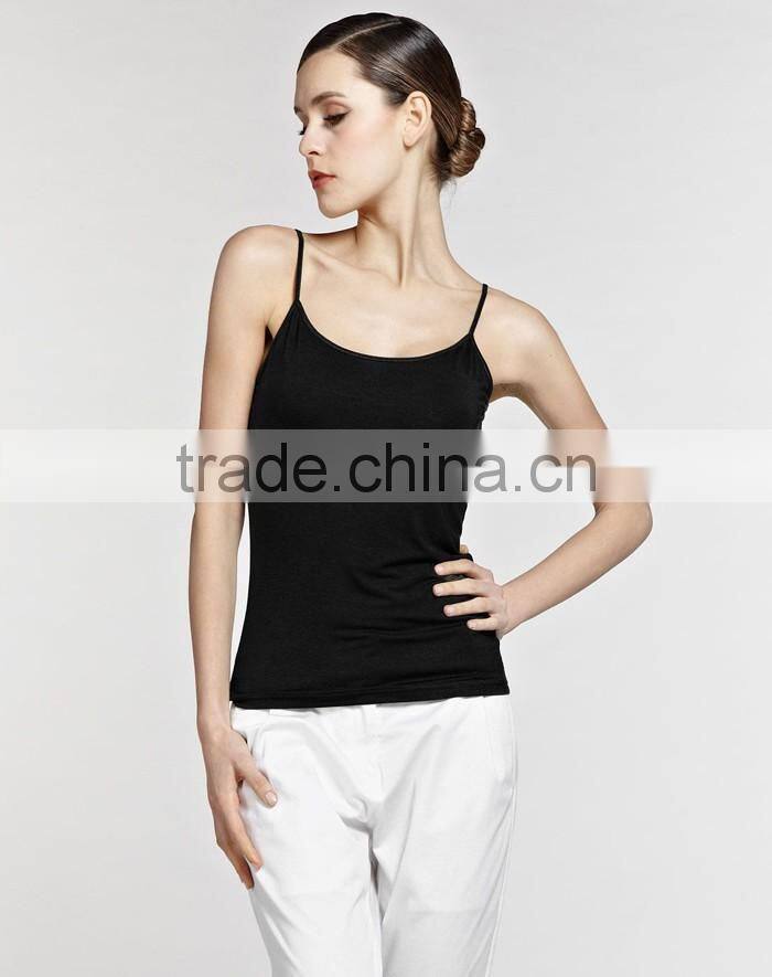 Wholesale plain back spaghetti strap tank top