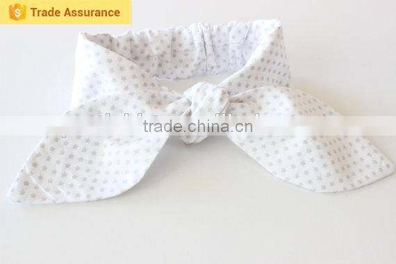 2015 latest Hot selling baby bow cotton headband