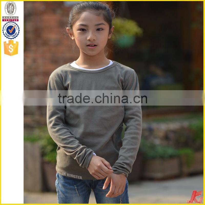 custom logo design kids round neck t-shirt