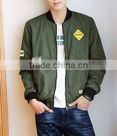 2016 wholesale fashion custom bomber 100%polyester filling material softshell jacket winter jacket