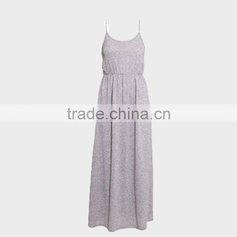 Pure Color Dress Long Dress for Ladies