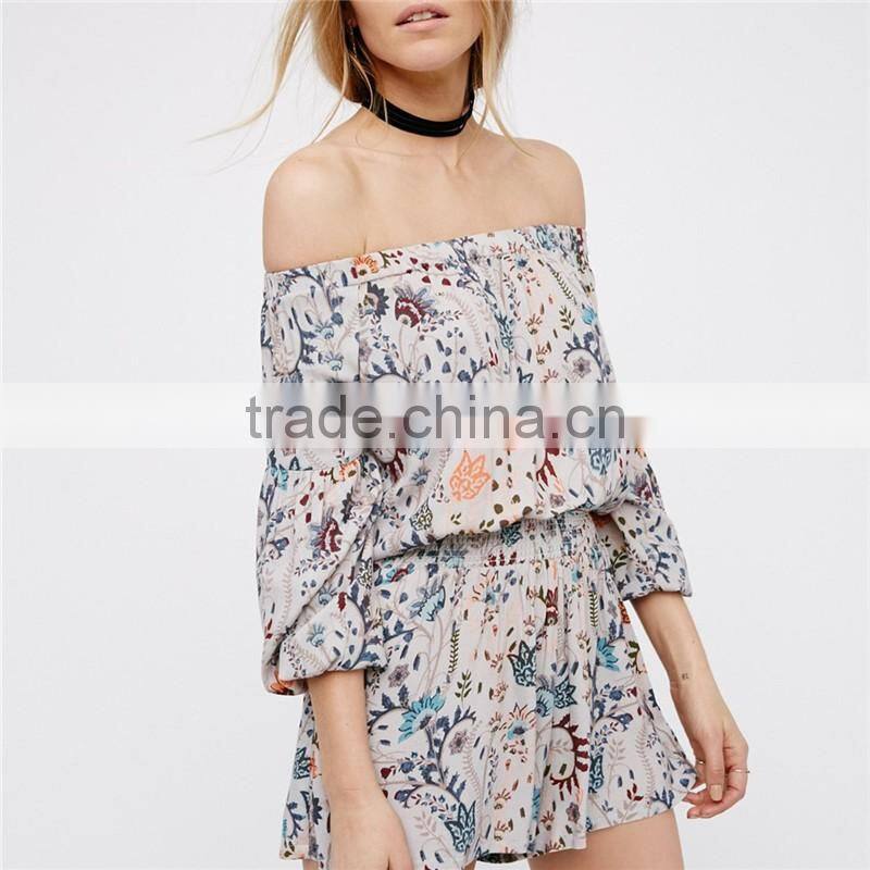 Custom designs plus size hippie vintage boho clothing romper women