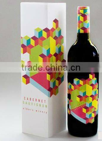 cardboard red wine packaging box