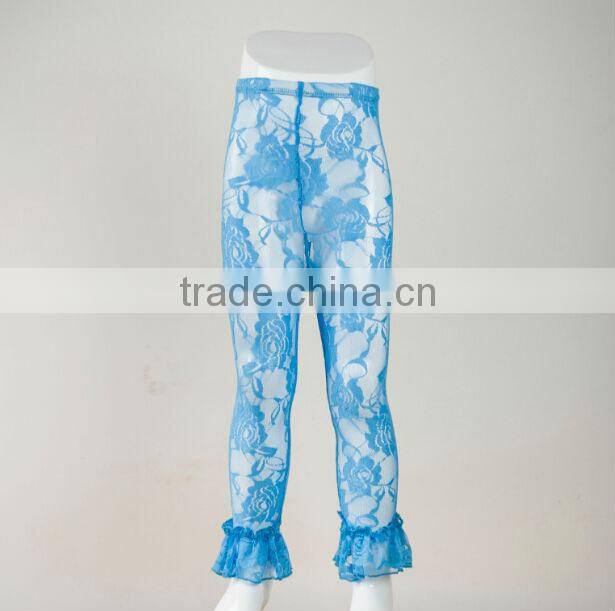Princess Fashion Boutique Leggings,Floral Ruffles Flower Leggings Pants layer transparent gauze laciness fluffy lace trousers