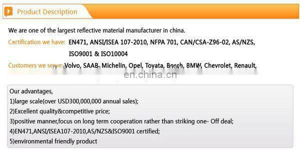 silver color reflective yarn