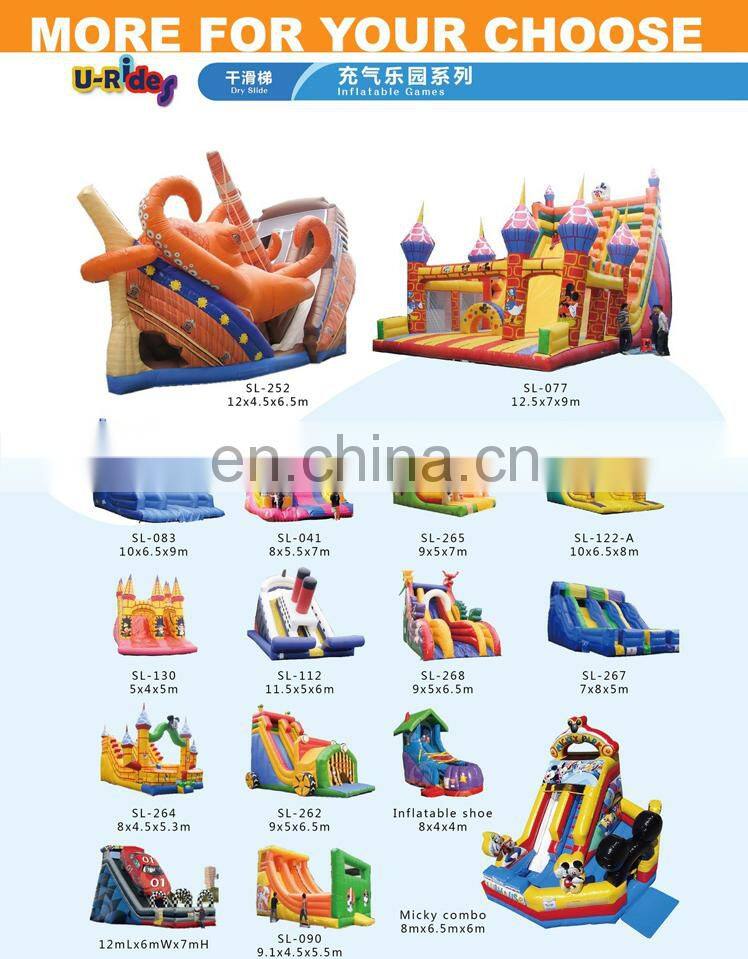 Cartoon Mountain-like Giant Inflatable Slide For Sale