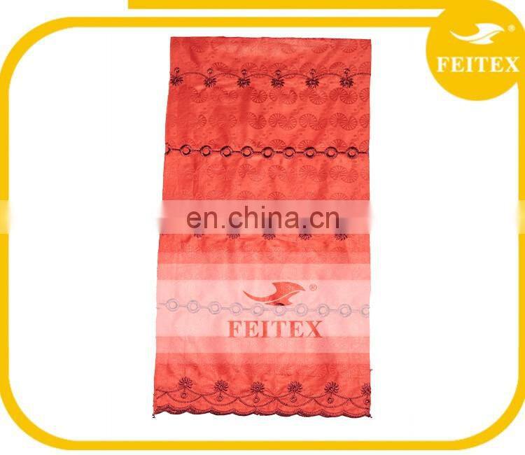 FEITEX Fashion Embroidery Lace Fabric China Fabric Market Wholesale Lace Curtain With Embroidery