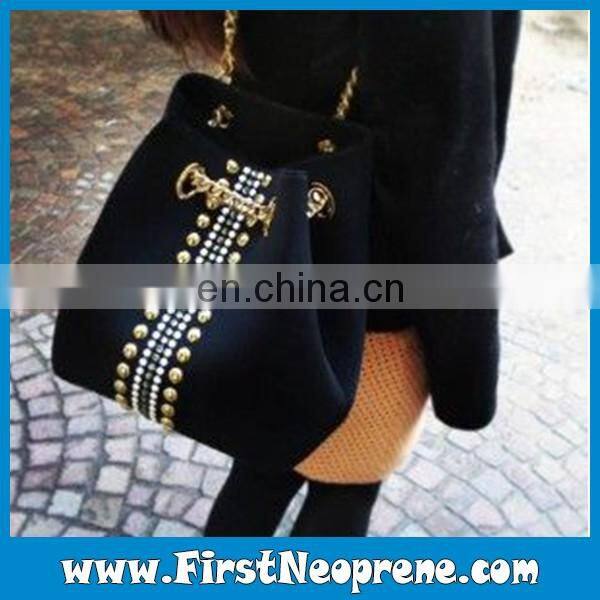 Shinning Star Cool Black Lightweight Neoprene Backpack