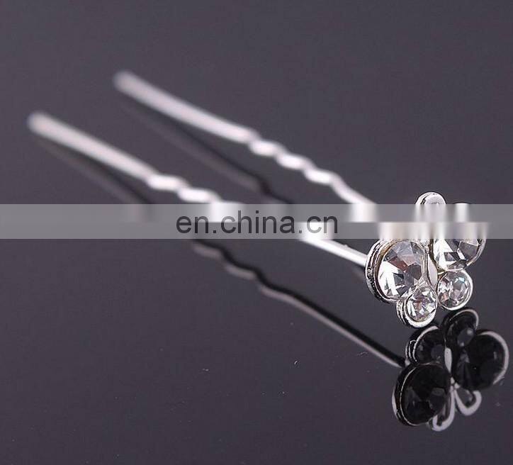 Factory wholesale silver five star hair pins