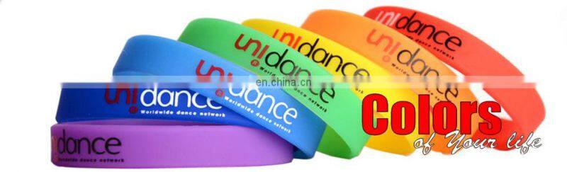 2017 New style wholesale silicone bracelet for souvenir