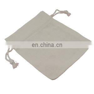 custom-made brand printable black drawstring cotton bag