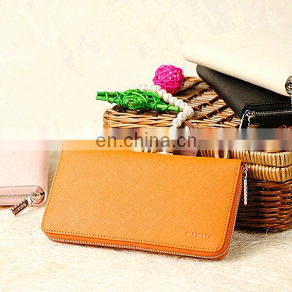 CANDY COLOR POPULAR BRAND LEATHER WHOLESALE PURE PURSE LADY