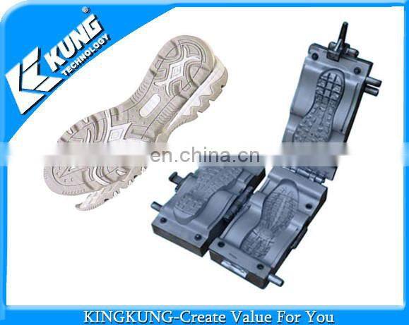 Calssic design double color TPR/PVC outsole mould suit for Chinese Rotary machine