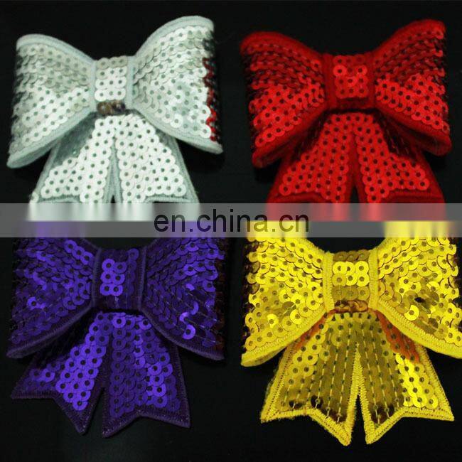Sequin flower Hair Bow for Handmade DIY Baby Hair Accessories