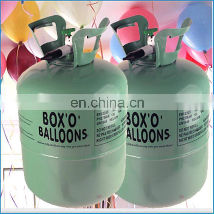 13.4L disposable helium cylinders for us market, 30lb gas cylinders, helium gas cylinder