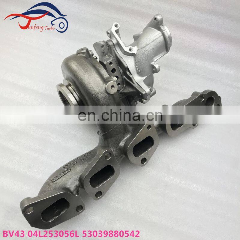 BV43 04L253056L turbo charger 53039880542 Turbocharger for VOLKSWAGEN SEAT SKODA 2.0 TDI engine