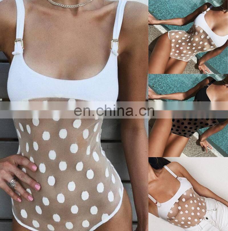 Solid Swimwear Women One Piece Swimsuit Plus Size Swimwear Halter Bathing Suit Sexy Beach Wear Maillot De Bain