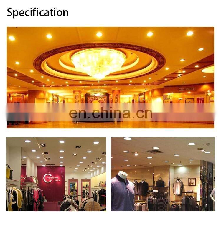 2.5'' 3.5'' 4'' LED downlight anti-fog 3W 5W 18W slim 115 cutout led light for cloth shop