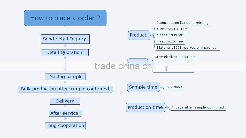 custom multifunction outdoor sport seamless tubular warm bandana