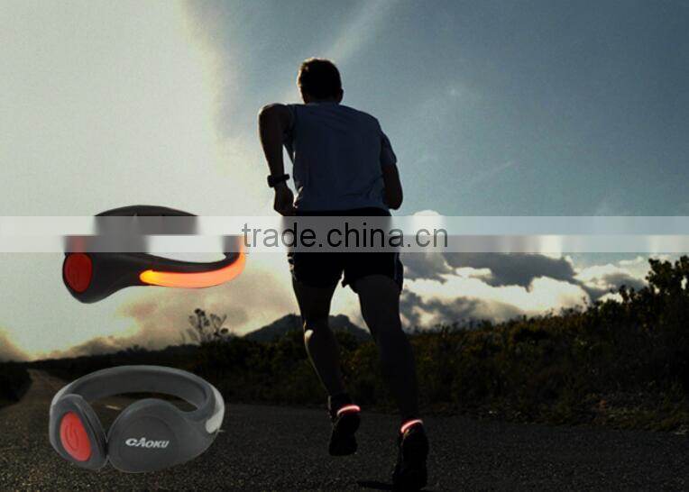 led flashing shoe clip light for shoe sole