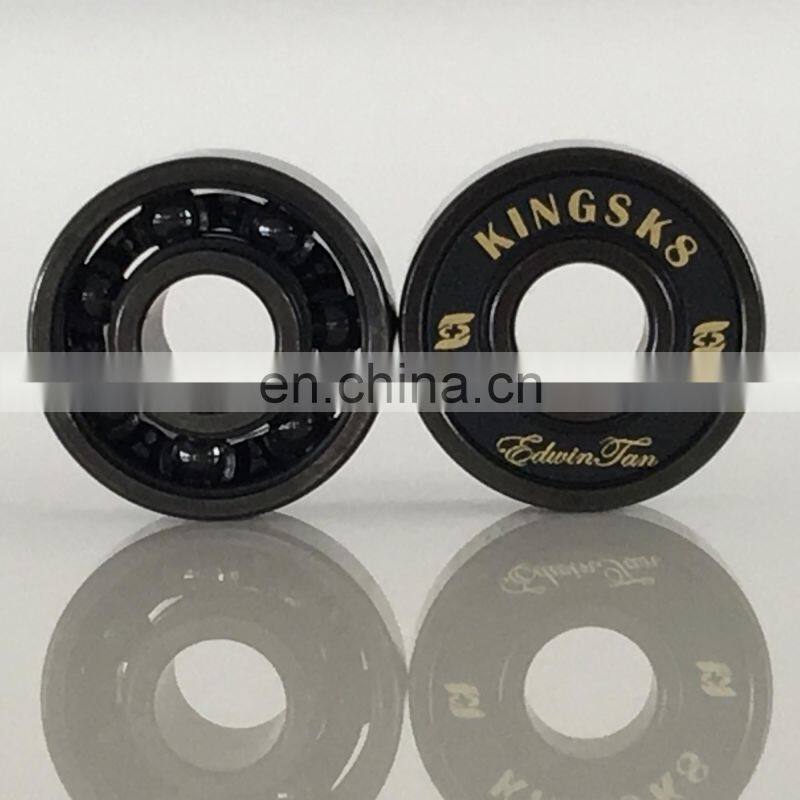 Ceramic Skateboard Bearings Manufacturer of Kingsk8 Si3N4 Ceramic Ball Skateboard Bearings 608 Swiss Ceramic Skateboard Bearings