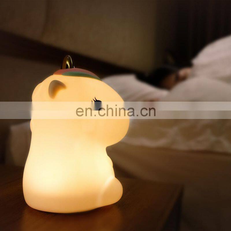 Cheap price bedside lamps horse unicorn led table light night lamp for kids