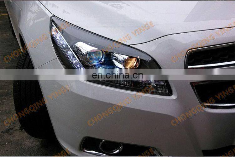 Wholesale Strip DRL Car Head light No angel Eyes for Chevrolet Malibu 2012-2014