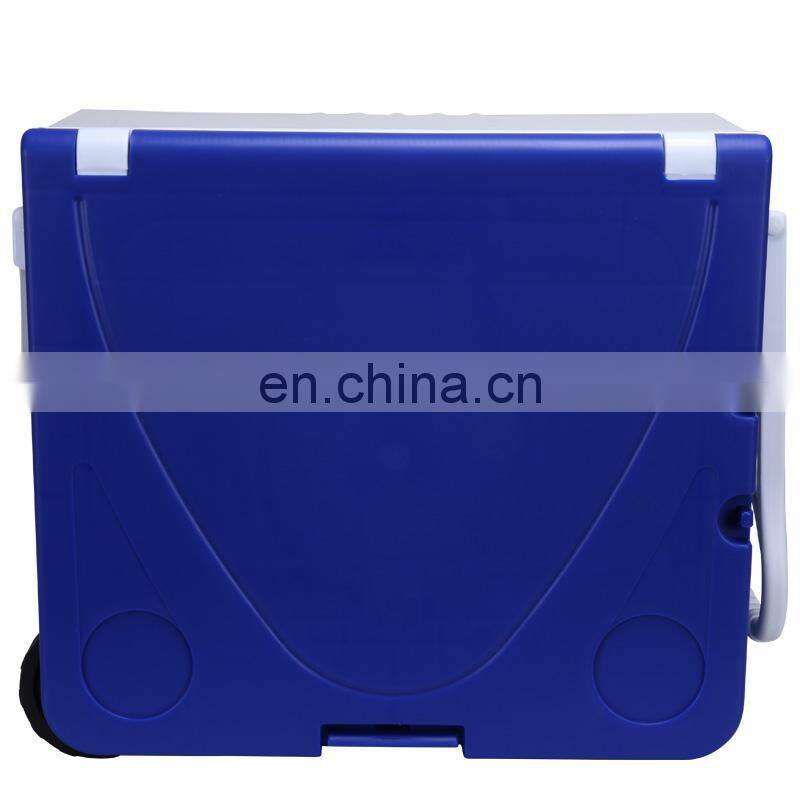 GINT 28L Camping table cooler box portable ice box with wheels