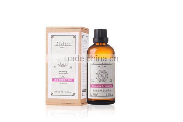 relieve tension relax body aroma oil essential oil massage