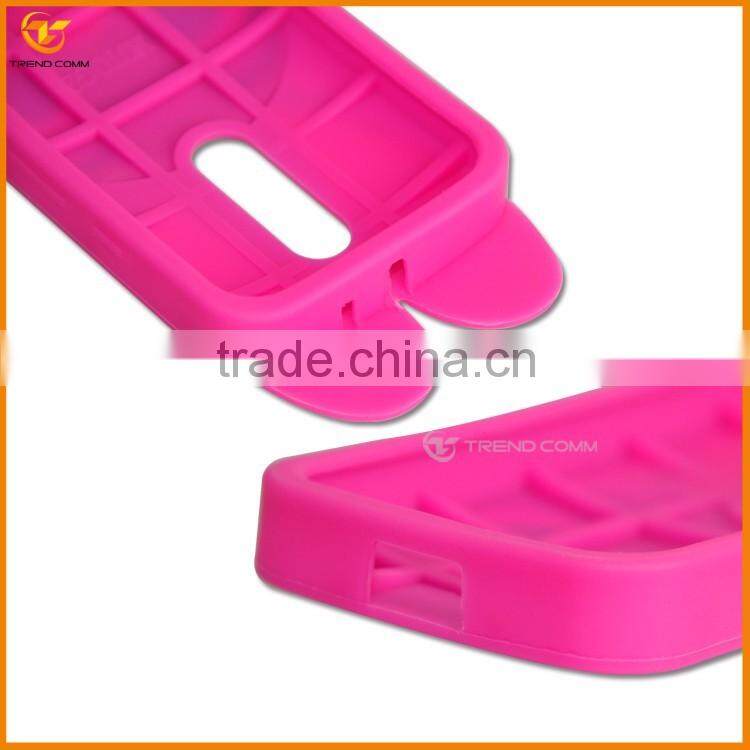 china supplier 3d cartoon silicone cellular case for motorola g3