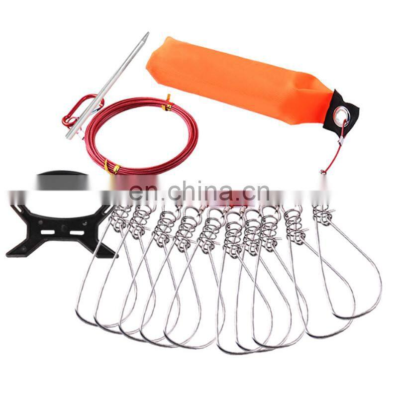 Amazon 5m 10m Popular Live Fish Buckle Lock Fish Pliers Stainless Steel Wire String Fish Control Fishing Lock