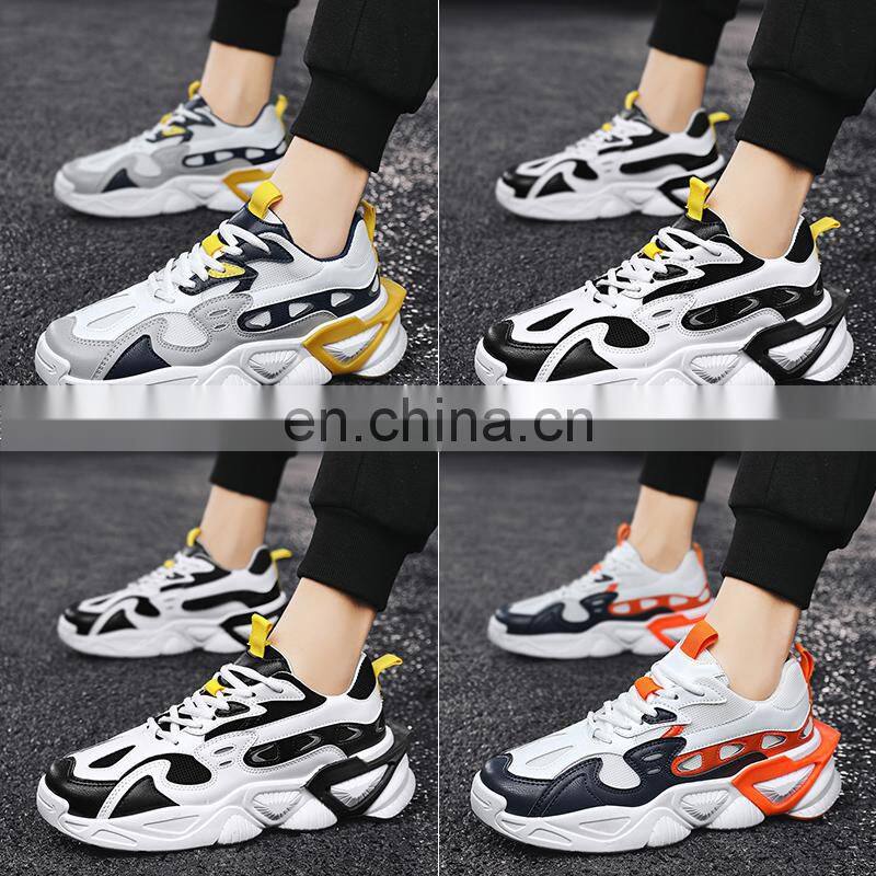 Factory Outlet 2021 Christmas New Youth Korean Thick-soled Trend Fashion Customized Mesh Casual Running Sneakers