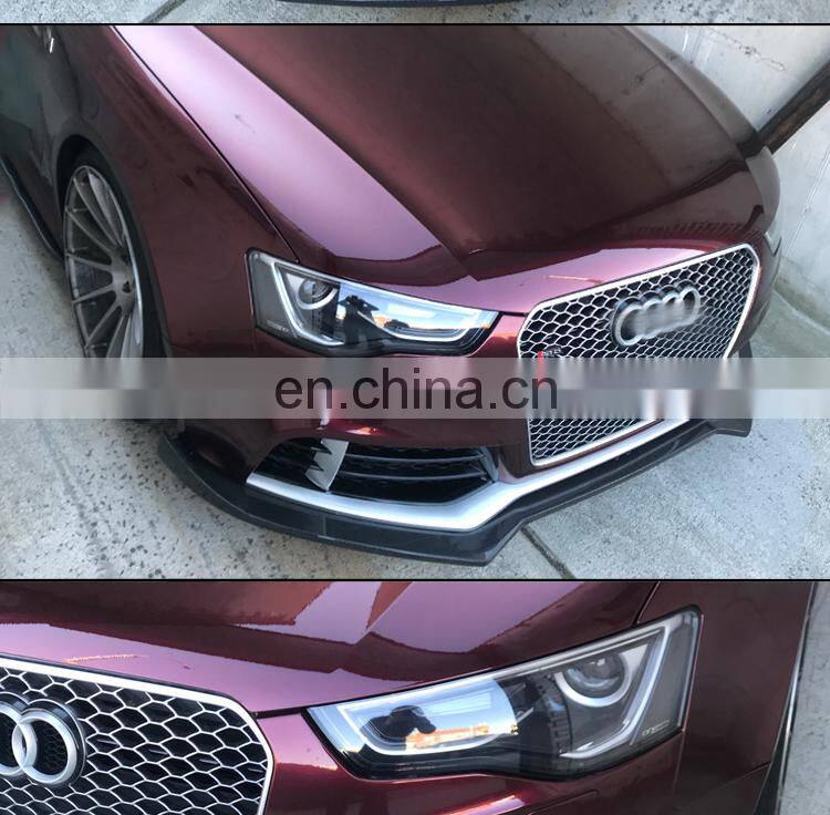 Runde Original Car Carbon Fiber Material Body Parts Front Rear Lip Side Skirt For 2012-2016 Audi RS5 Body Kit