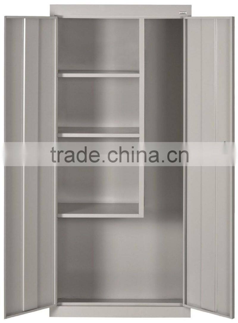 0.8mm customize stainless steel storage cabinet with three shelves