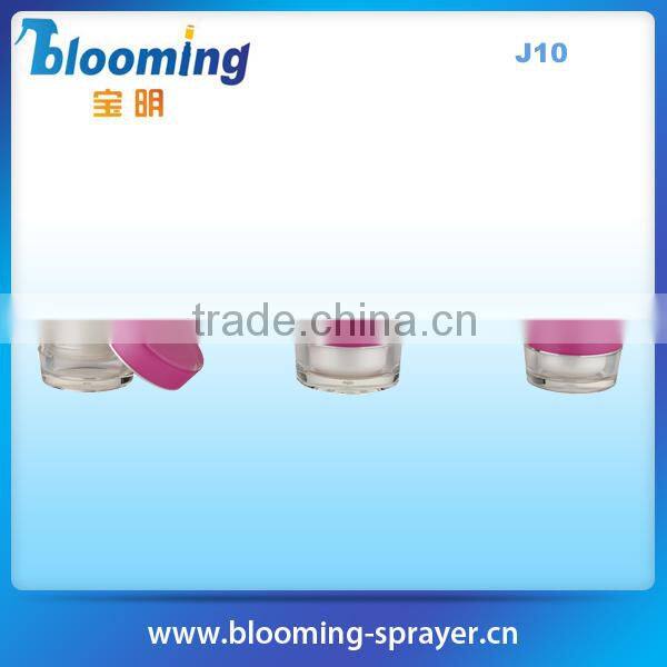 J10 cream acrylic cosmetic jar