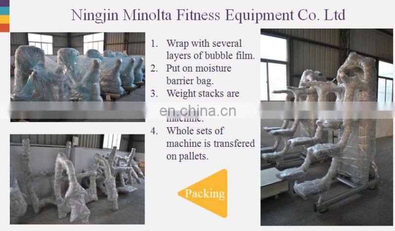Commercial Fitness Equipment MND Machines Steel AN06 Lower Back Power Club Black