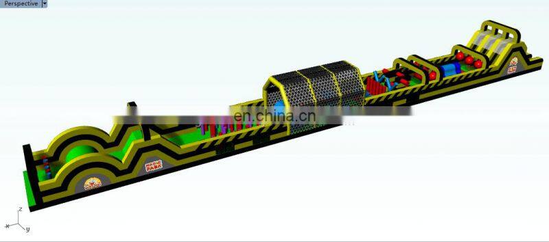 Cheap Indoor Outdoor Commercial Adult Obstacle Course Inflatable Obstacle Course Courses Game Equipment for Kids Adults Sale