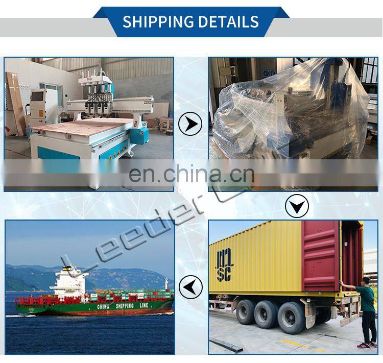 Multi-process pneumatic 4 spindles woodworking cnc 1325 wood door making pneumatic cnc router cutting machine