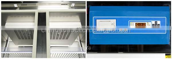 Glass door medication pharmacy lab vaccine refrigerator price