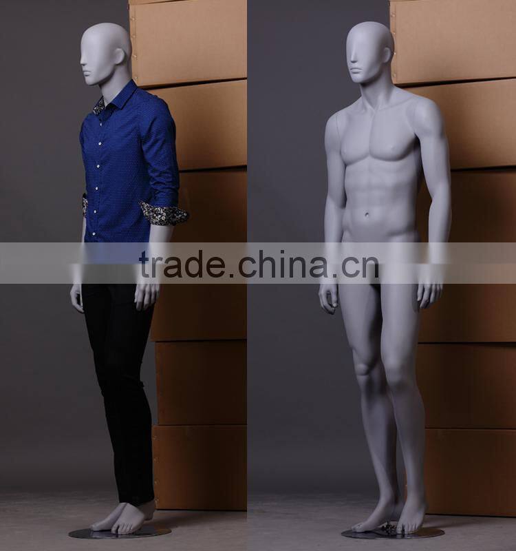 stand male fiberglass mannequin
