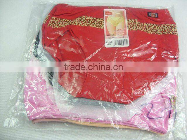 0.63USD Fashional Design Big Waist Size Colourful 100% Good Cotton Top Flexible Indian Ladies Panties(jlhnk096)