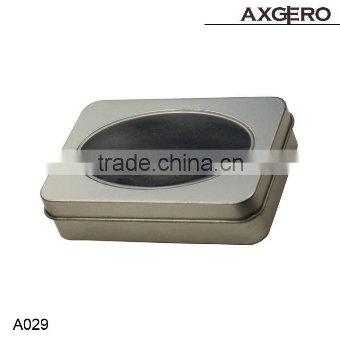 Popular gift wrap boxes for watch, Metal watch tin box